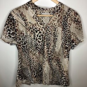 Animal print top Dana Bachman L